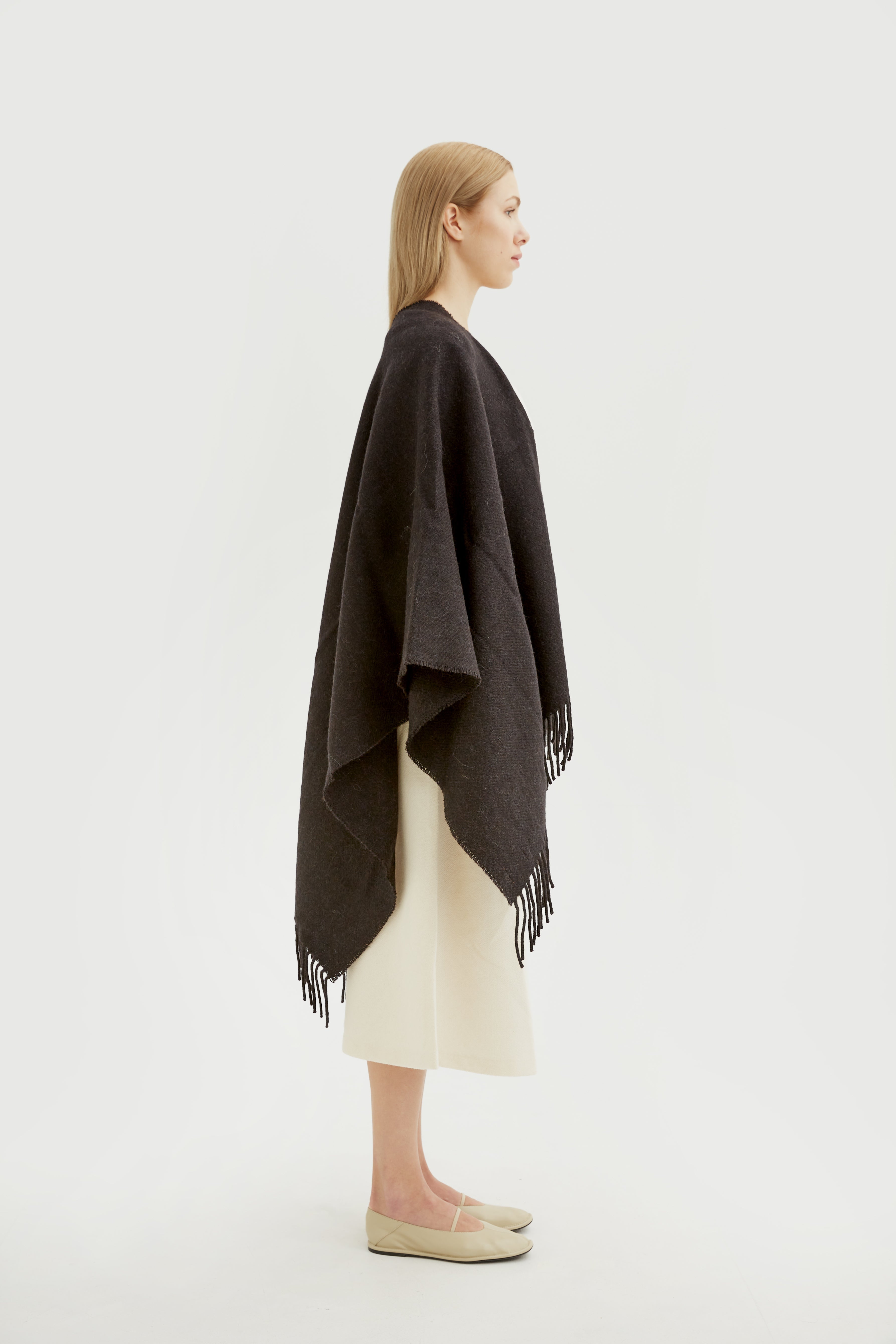 Natural fiber poncho