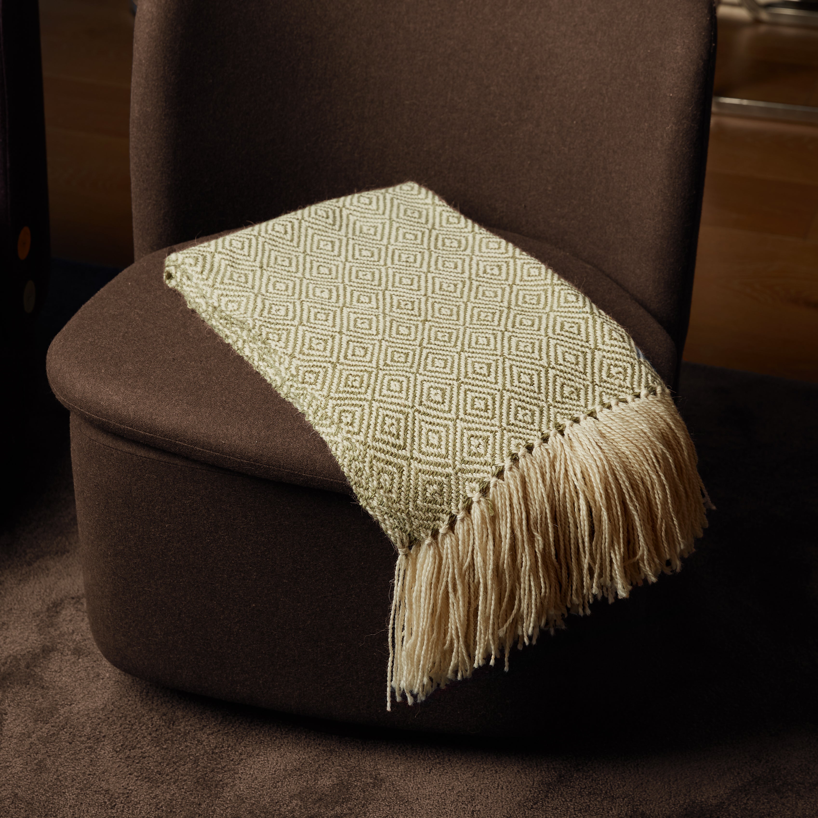 Lama wool blanket handwoven