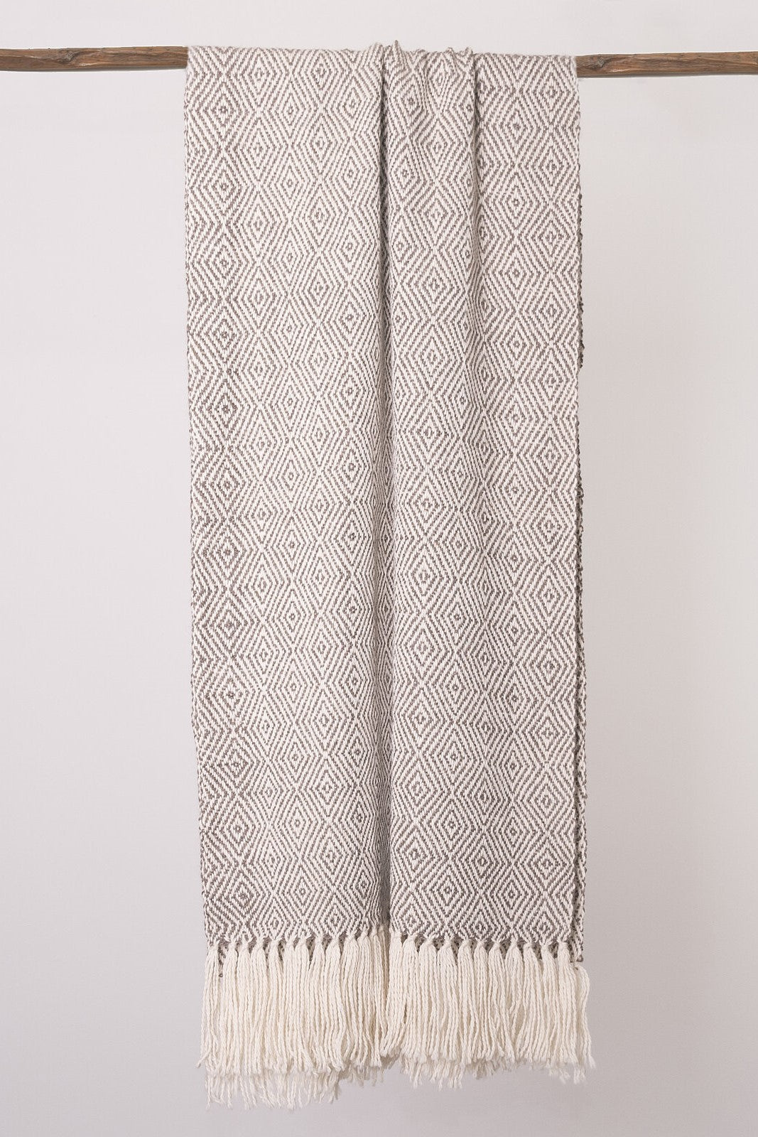 Lama wool blanket handwoven