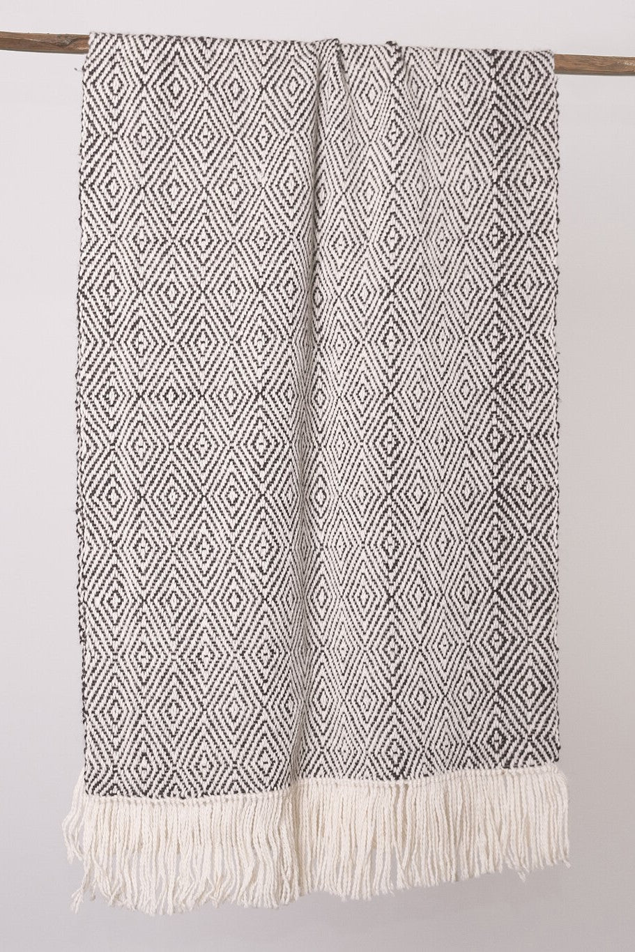 Lama wool blanket handwoven