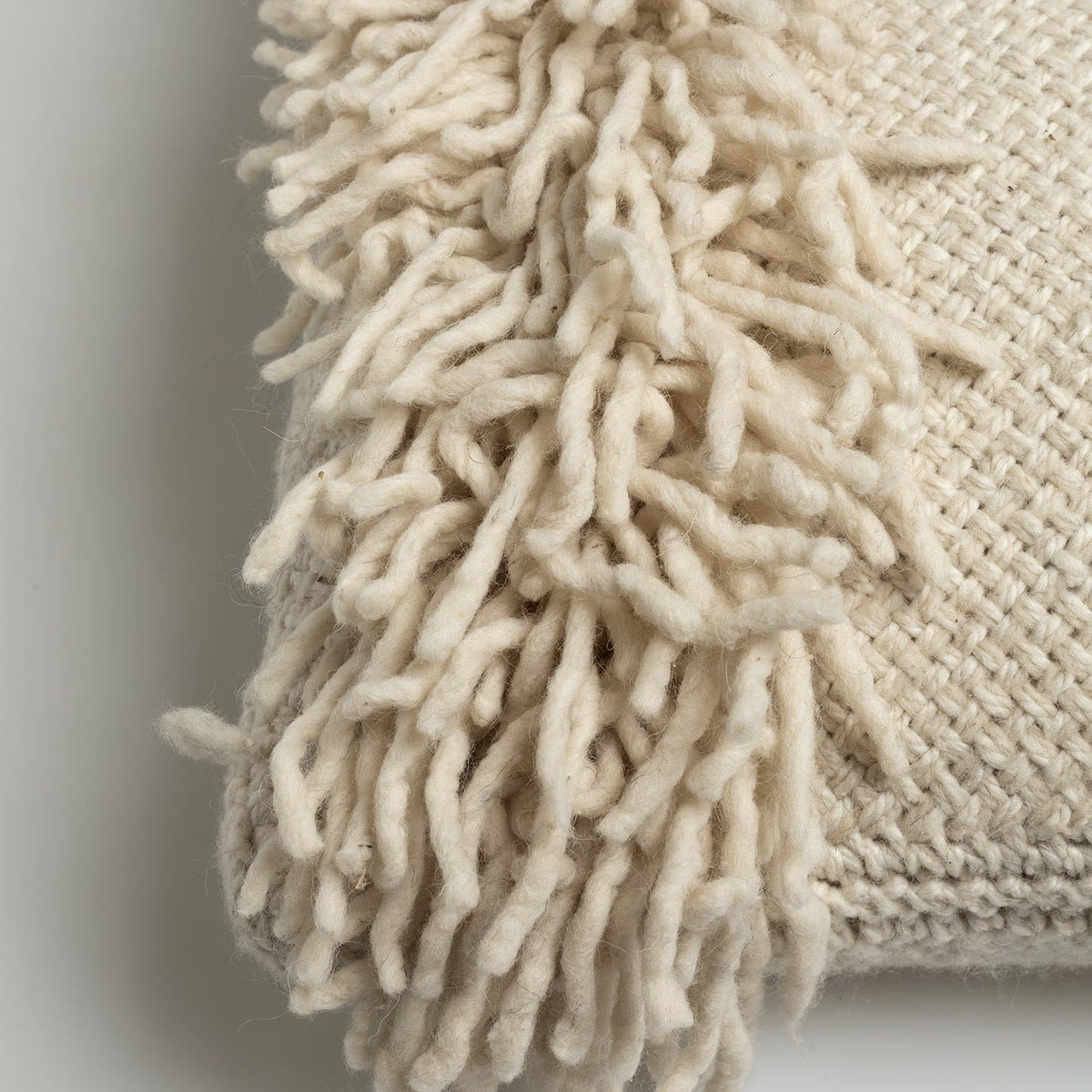 Flecos de lana de oveja del cojín Cortaderia