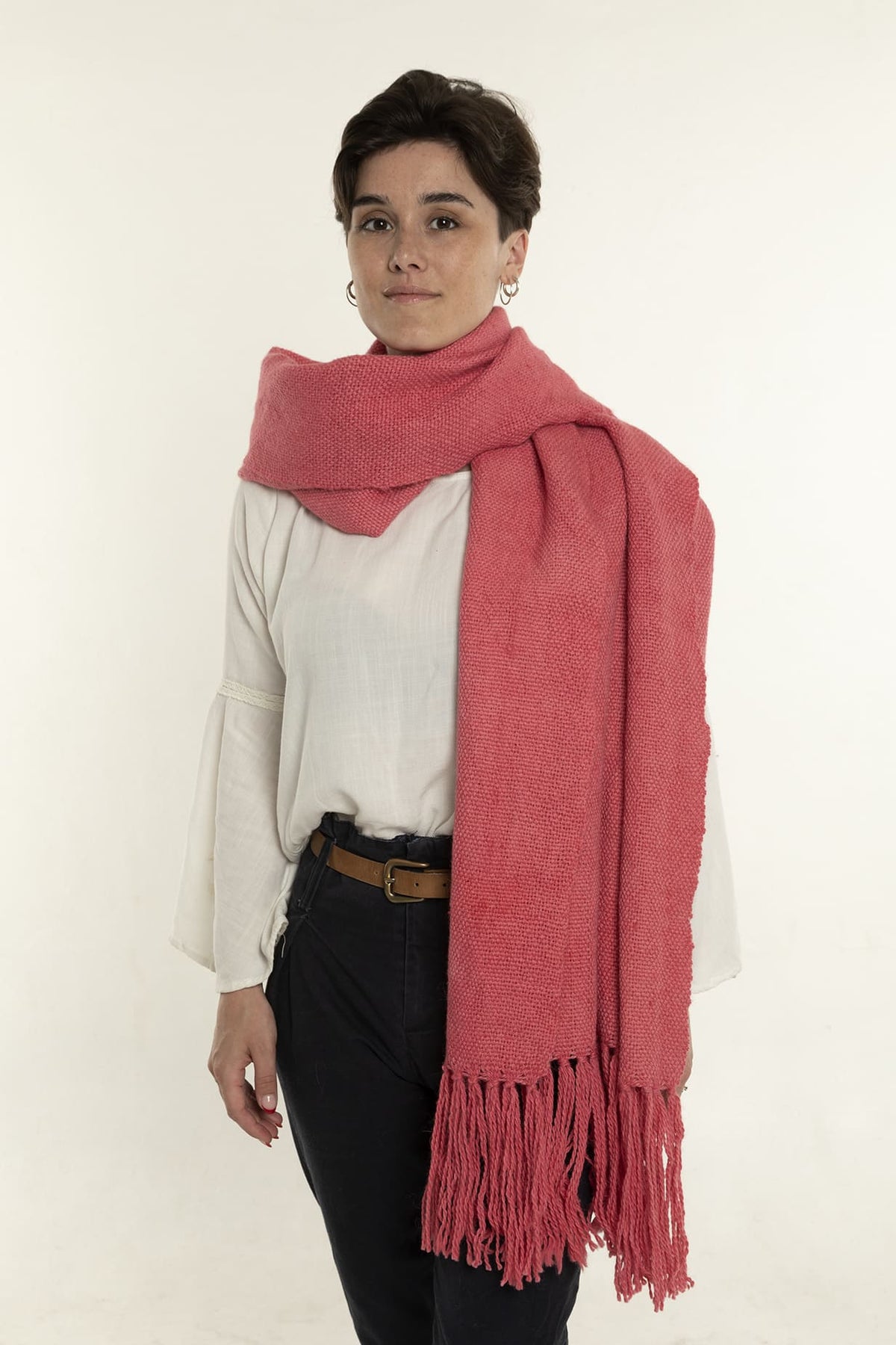 50 Bufanda Rosa XL