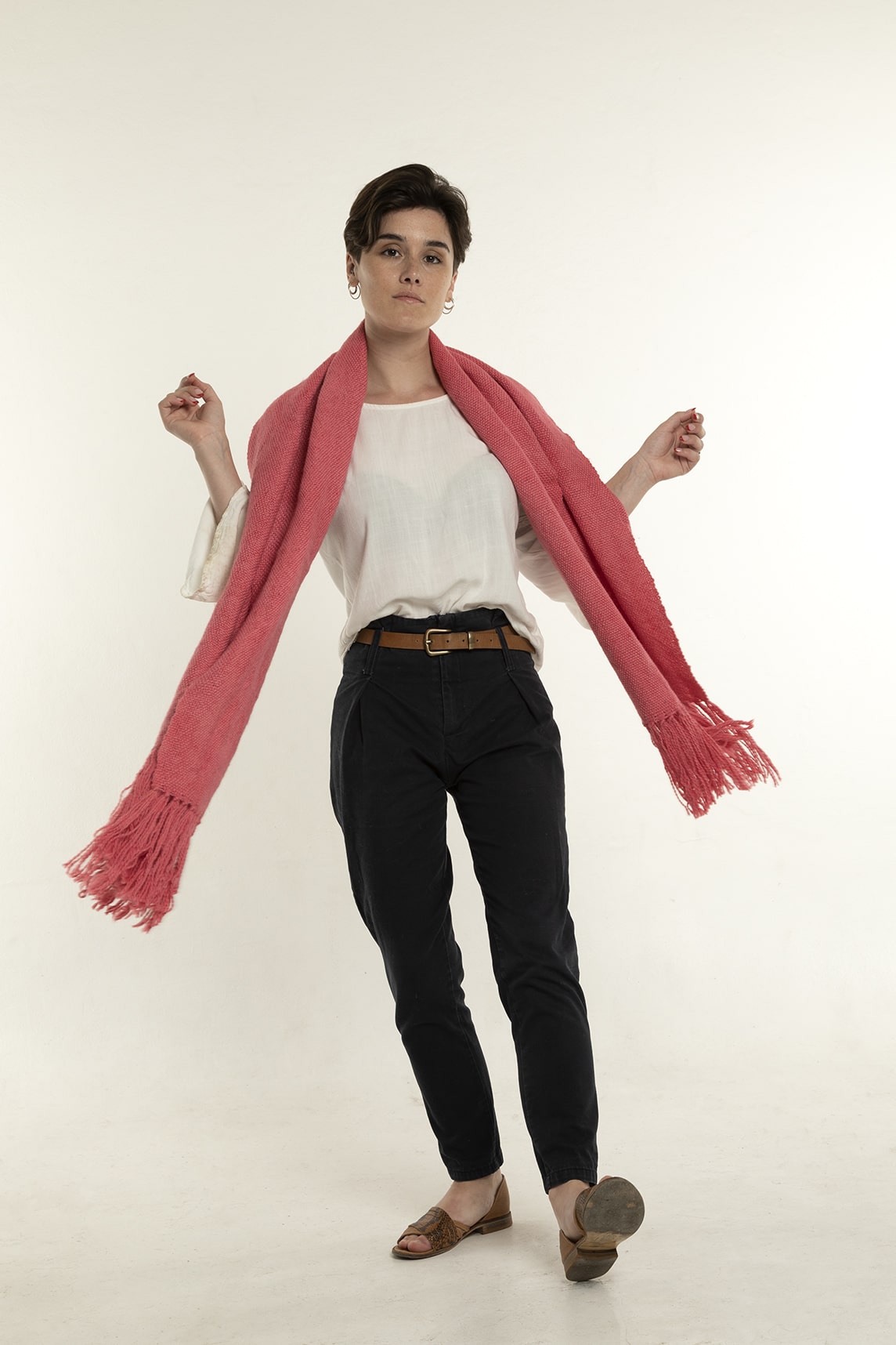 50 Bufanda Rosa XL